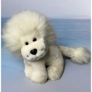 Vintage White Lion Plush Windsor Toys Love Land 1985 Stuffed Animal Toy 8-Inch